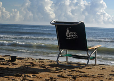 Ships Watch Beach Chair on OBX Beach